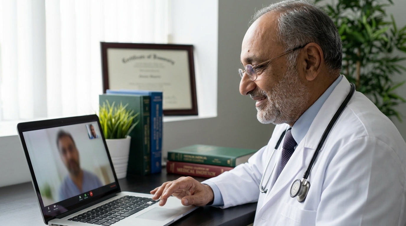 Online Video Consultation with Dr. Nazir Ahmed Malik